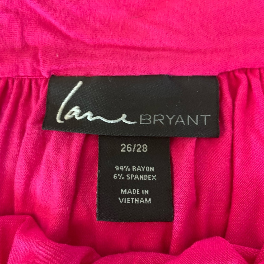 Bright Pink Lane Bryant Skirt - Picture 2 of 2